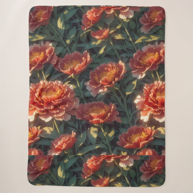Couverture Sherpa Floral Blanket (Devant)