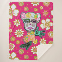 Floral rose vif par Natalie Schorr