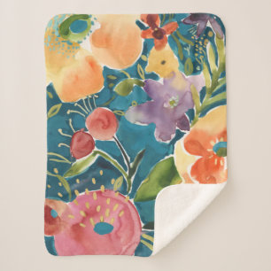 Couverture Sherpa Florales abondantes I