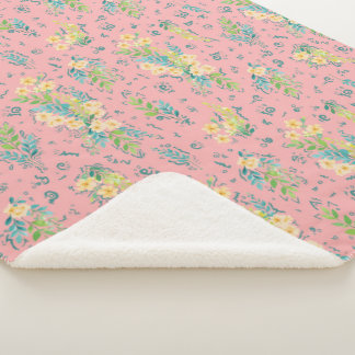 Couverture Sherpa Flores de Cereza