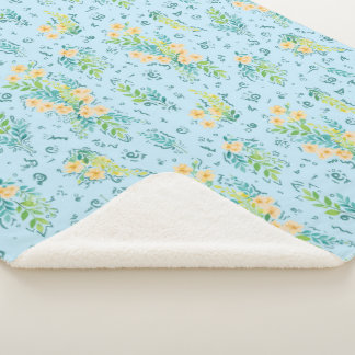 Couverture Sherpa "Flores del cielo"
