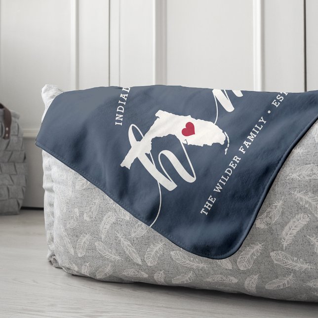 Couverture Sherpa Floride Home État Personnalisé (Créateur téléchargé)