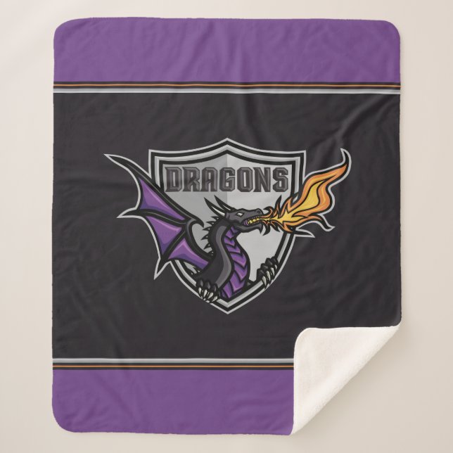 Couverture Sherpa Flotte de hockey sur glace Duluth Dragons et Sherp (Devant)