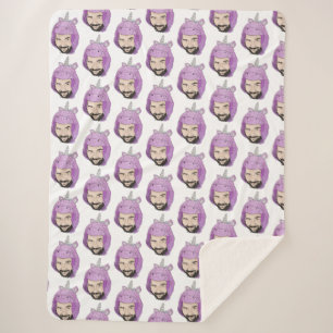 Couverture Sherpa Fluffin Magique Unicorn Blanket Sherpa, Toutes Tai