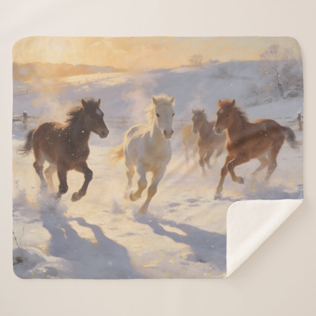 Couverture Sherpa Foals at Play (Devant (Horizontal))