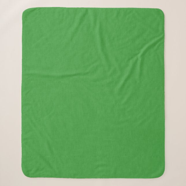 Couverture Sherpa Fond vert texturé visuel calme et simple (Devant)