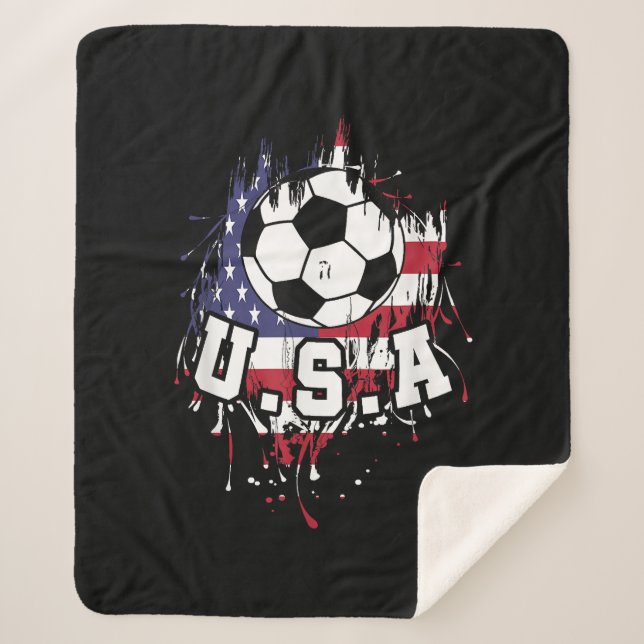Couverture Sherpa Football américain USA (Devant)