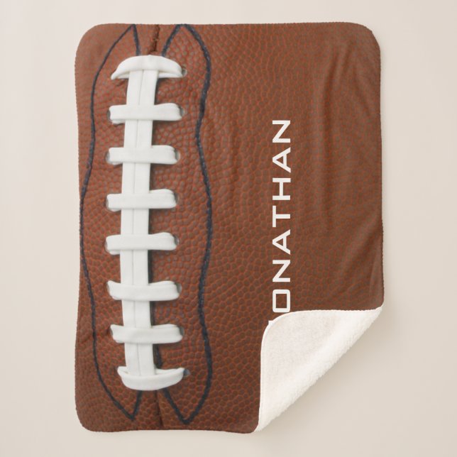 Couverture Sherpa Football Design Sherpa Blanket (Devant)