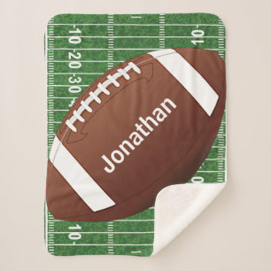 Couverture Sherpa Football sur le terrain de football Design Sherpa