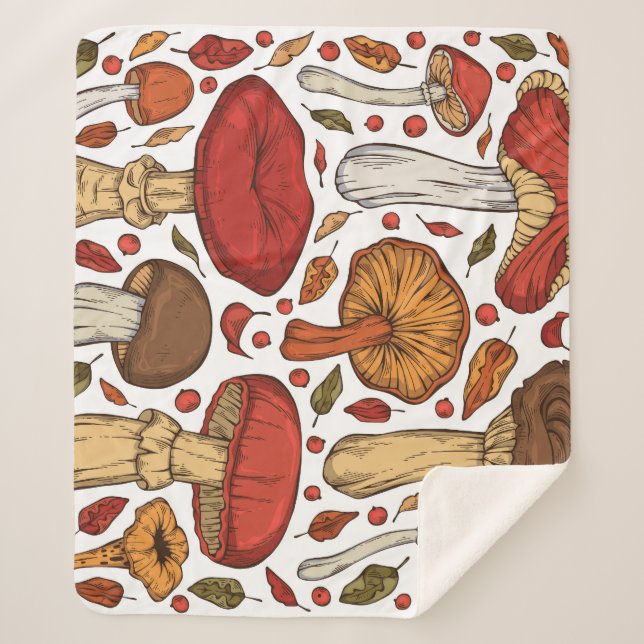 Couverture Sherpa Forest Edibles : Vintage Wild Collection. (Devant)