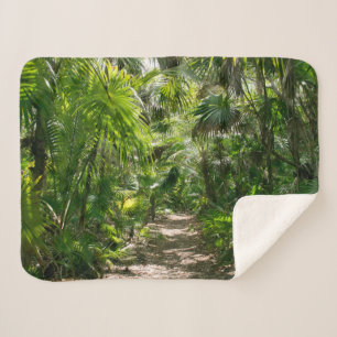 Couverture Sherpa Forests Tropical Rainforest Tulum Mexico