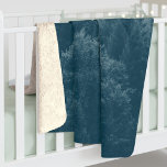 Couverture Sherpa Forêt et arbres Imprimer Personnalisé<br><div class="desc">Forêt profonde chic et arbres couverture polaire</div>