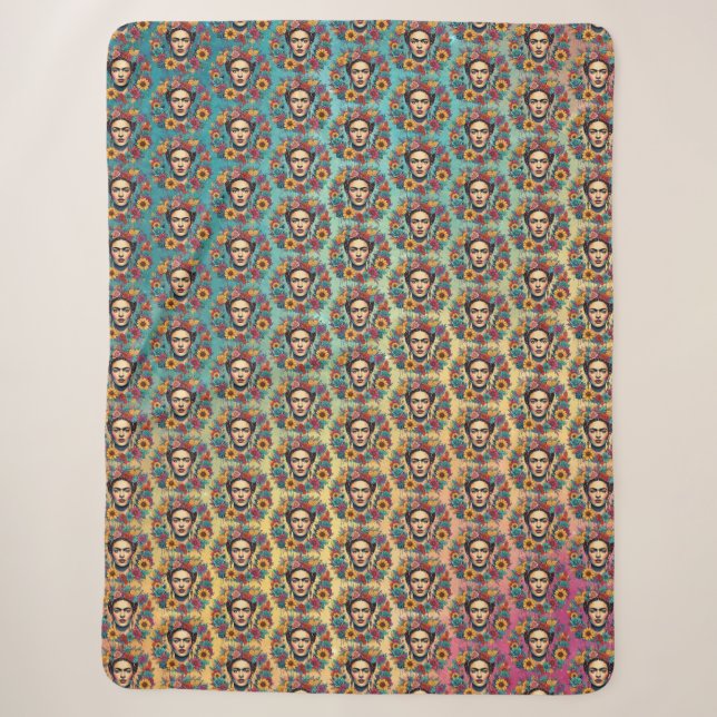 Couverture Sherpa Frida Kahlo (Devant)