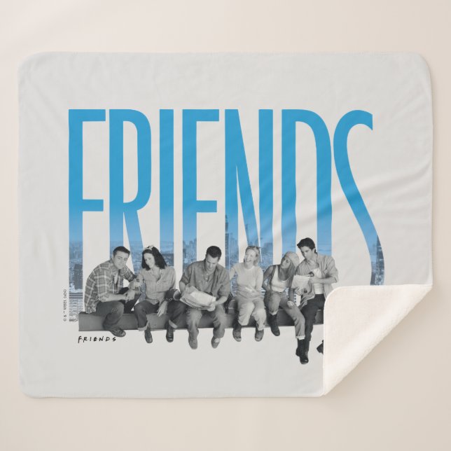 Couverture Sherpa FRIENDS™ | Le Gang (Devant (Horizontal))