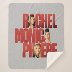 Couverture Sherpa FRIENDS™ Rachel, Monica & Phoebe