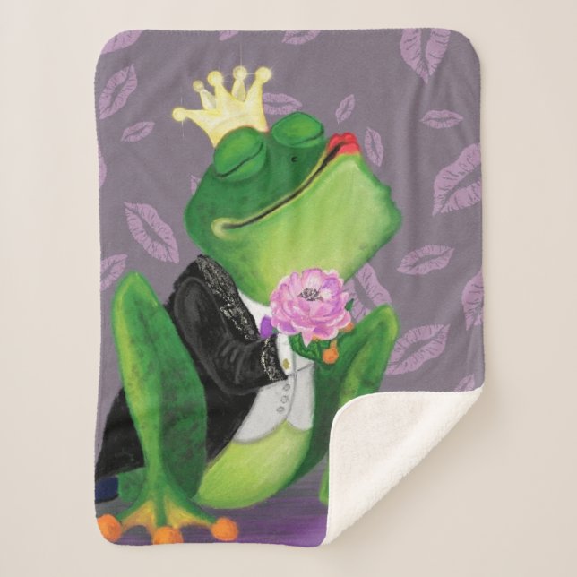 Couverture Sherpa Frog Prince Baby Sherpa Blanket (Devant)