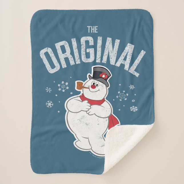 Couverture Sherpa Frosty the Snowman™ | L'original (Devant)