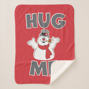 Couverture Sherpa Frosty the Snowman™ Me serrer dans mes bras