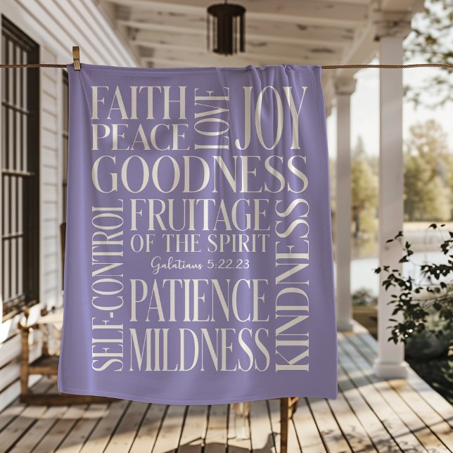 Couverture Sherpa Fruitage personnalisé de l'esprit Sherpa Blanket (Créateur téléchargé)