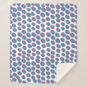 Couverture Sherpa Funky Retro Neon : Vintage sans fil