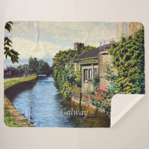 Couverture Sherpa Galway City Irlande Pittoresque Canal View