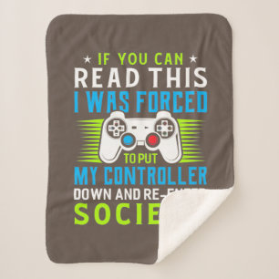Couverture Sherpa Gamer A Été Forcé De Mettre Mon Contrôleur