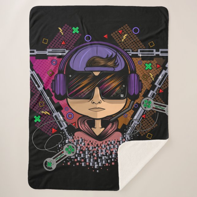 Couverture Sherpa Gamer Boy (Devant)