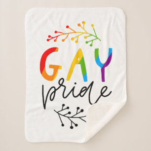 Couverture Sherpa Gay pride