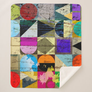 Couverture Sherpa Géométrique Abstraite : contours et échelles