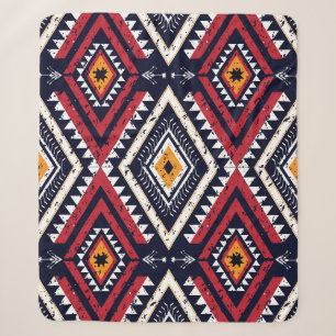 Couverture Sherpa Géométrique Ethnique Oriental : Traditionnelle San