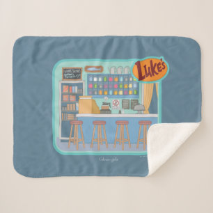 Couverture Sherpa Gilmore Girls   Luke's Diner Graphic