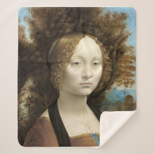 Couverture Sherpa Ginevra de' Benci Leonardo da Vinci