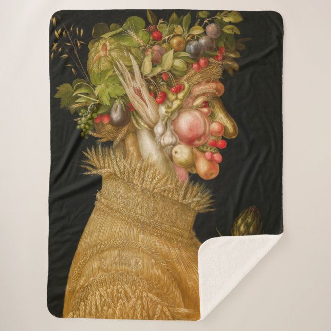 Couverture Sherpa Giuseppe Arcimboldo - Été (Devant)