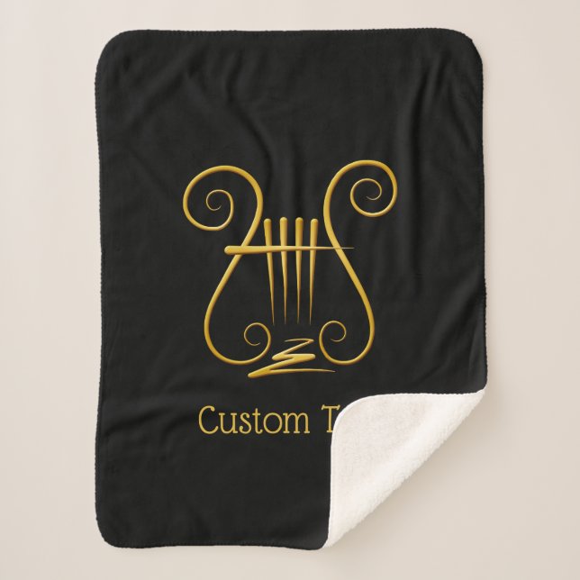Couverture Sherpa Golden lyre (Devant)