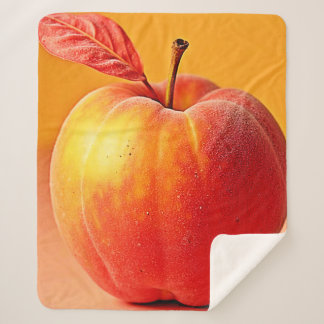 Couverture Sherpa Golden Peach Perfection Design