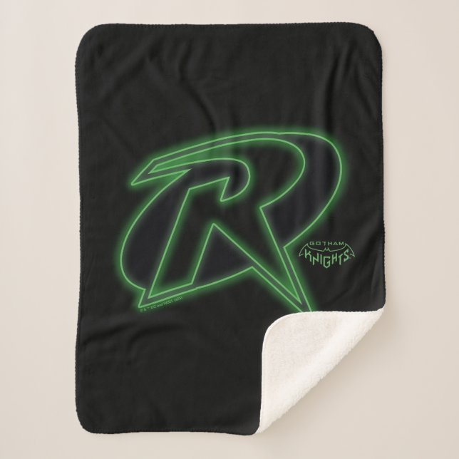 Couverture Sherpa Gotham Knights Robin Logo (Devant)