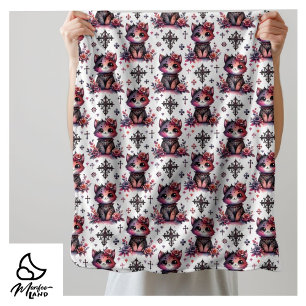 Couverture Sherpa Gothique Kitten