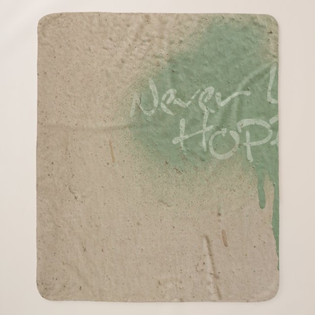 Couverture Sherpa Graffiti citation espoir inspiration (Devant)