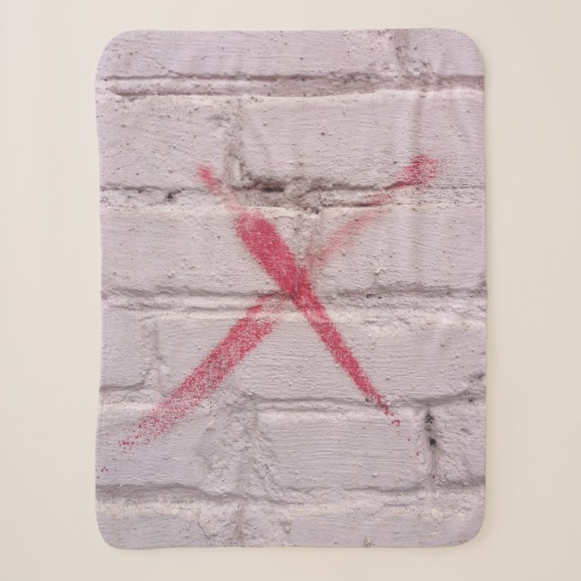 Couverture Sherpa Graffiti rouge (Devant)