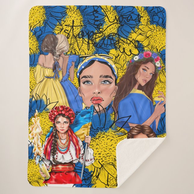 Couverture Sherpa Graffiti Ukraine cessez le soutien à la guerre (Devant)