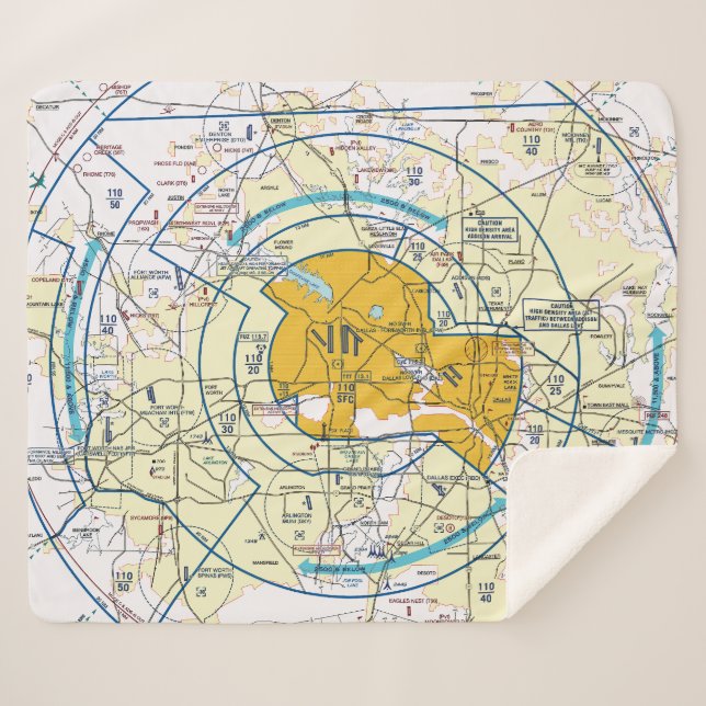 Couverture Sherpa Graphique aéronautique (Devant (Horizontal))