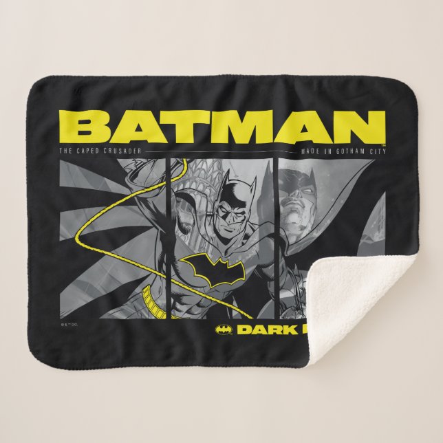 Couverture Sherpa Graphique triptyque de la bande dessinée de Batman (Devant (Horizontal))