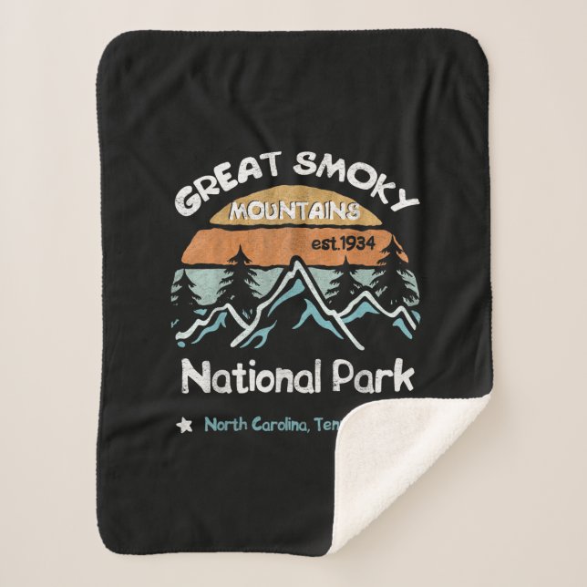 Couverture Sherpa Great Smoky Mountains US National Park Camping (Devant)