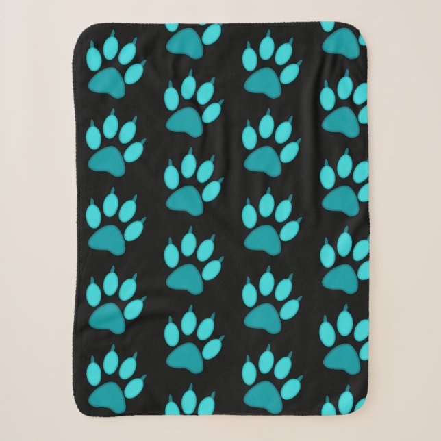 Couverture Sherpa griffes de chat (Devant)