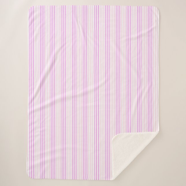 Couverture Sherpa Grille de menthe (Devant)