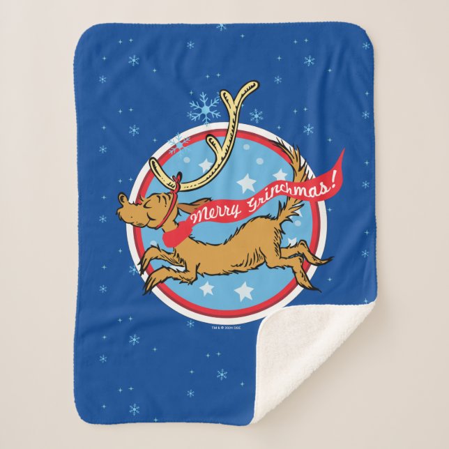 Couverture Sherpa Grille | Max Merry Grinchmas ! (Devant)