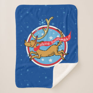Couverture Sherpa Grinch Max Joyeux Grinchmas!
