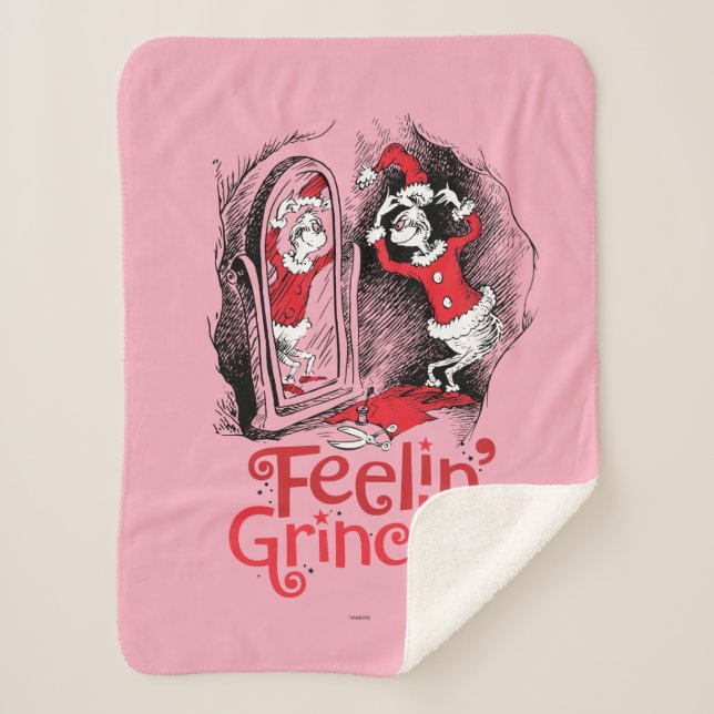 Couverture Sherpa Grinch | Se sentir grincheux (Devant)