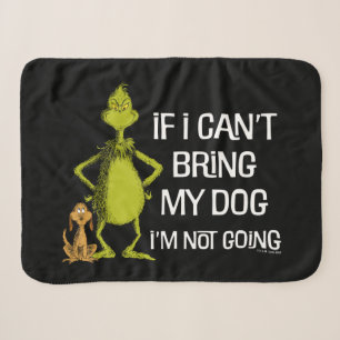 Couverture Sherpa Grinch Si je ne peux pas amener mon chien, je ne v