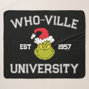 Couverture Sherpa Grinch Université de Who-ville Établie en 1957